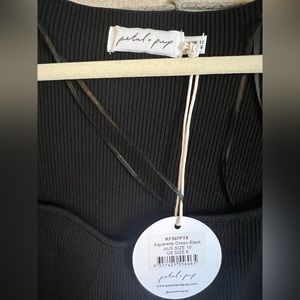 Petal and pup black long sleeve dress size 6